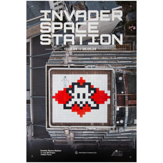 Invader - Invader Space Station Show Paris 2024