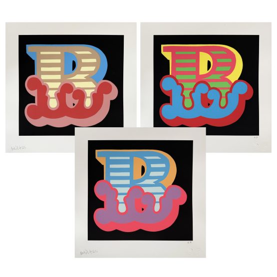Ben Eine - BBB (Triple Set)(Artist Proof)