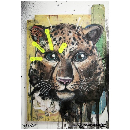 Bordalo II - Leopard (Special Edition) (Hand-Finished )